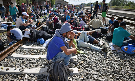 En el marco de la crisis de refugiados en Europa